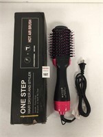 HOT AIR BRUSH ONE STEP HAIR DRYER AND STYLER
