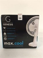 GENESIS 6" CLIP ON FAN WITH DETACHABLE TABLE