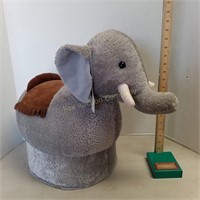Elephant Plush Stuffed Stool