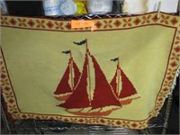 Nautical Rug/Handmade