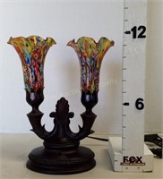 Double Lamp w/ Glass Shades