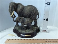 Fineart Collection Elephant & Baby Statue