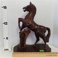 Kiln Dried Mambini Wooden Horse Sculpture