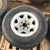 Used Set Of 2 Rims And Tires P265/70R17 M+S