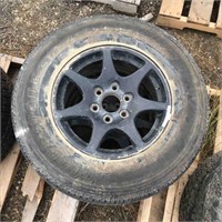 Used Set Of 2 Rims And Tires P275/70R17 M+S