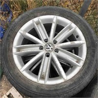 Used Set Of  4 VW Tires And Rims P235/50R18
