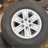 Set Of 3 Used Tires On Rims P265/70R17