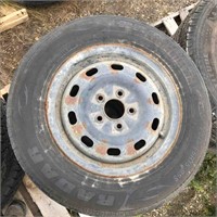 Used Set Of 4 Tires On Rims  P215/65R15
