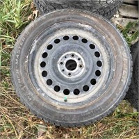 Used Set Of 2 Used Winter Tires On Rims 185/60R15