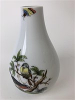Vintage Herend Hand Painted Bird Bud Vase