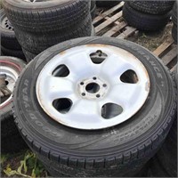 Used Set Of 4 Tires On Rims M+S 225/65R17