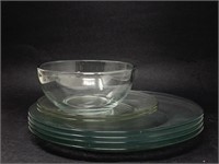 Vintage Clear Plate/Bowl Lot