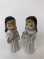Japanese Ceramic Nun Figurines