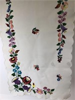 Vintage Hand Stitched Table Runner