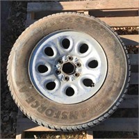 Used 1 Tire On Rim LT245/70R17