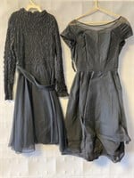 Vintage Women's Black Dress Lot