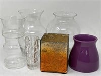 Glass and Ceramic Vase Lot