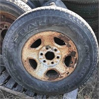 Used 1 Tire On Rim P255/70R16