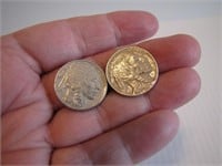 1919 & 1936 Buffalo Nickels