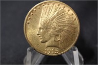 1913-S $10 Indian Eagle Gold Coin