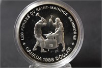 1988 Silver Canadian Dollar Commemorative