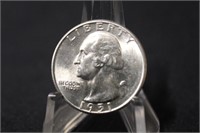 1951-D Uncirculated Silver Quarter Better Date