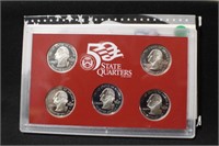 2004-S Proof Cameo Silver Statehood Quarter Set