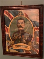 FRAMED PRINT OF EARL KITCHENER