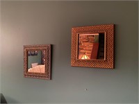 2 SMALL ACCENT MIRRORS
