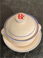 COVERED SOUP BOWL WITH SAUCER