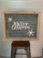 "Merry Christmas" Sign (silent auction)