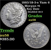 1883/18-3-s Vam 6 Morgan $1 Grades Choice AU/BU Sl