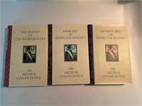 SET OF 3 SHERLOCK HOLMES BOOKS
