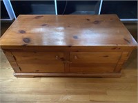 PINE 2 DOORED CABINET/COFFEE TABLE