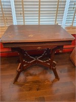 ANTIQUE PARLOUR TABLE-NEED REFINISHING