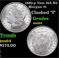 1880-p Vam 18A R5 Morgan $1 Grades Choice Unc