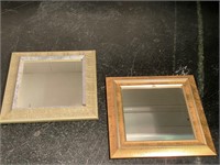 GOLD TONE AND SILVER TONE ACCENT MIRRORS