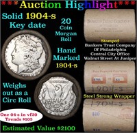 ***Auction Highlight*** Full solid Key date 1904-s
