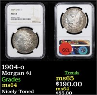 1904-o Morgan $1 Graded ms64