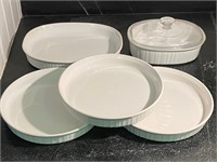 5 PIECES OF CORNING WARE