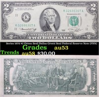 Series 1976 $2 Green Seal Dallas Green Seal Federa