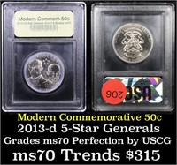 2013-d 5-Star Generals Arnold & Bradley Modern Com