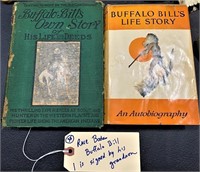 Rare books Buffalo Bill Wm F Cody 1 signed  Garlow