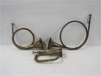 3 Brass horns