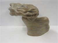 Ripp Smith 2004 Wooden Sculpture, 14" Girl