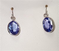 $400 14K  Tanzanite(1.3ct) Earrings