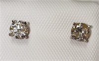 $1200 14K  Diamond(I2-3, 0.4ct) Earrings