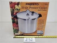 New Presto 23 Qt. Pressure Canner & Cooker