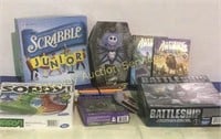 Puzzles, Games and Books: Scrabble, Battleship,