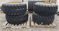 Firestone Tires w/ Rims for All Terrain Forklift
